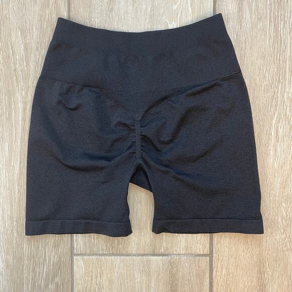 Gymreapers Women’s Scrunch Butt High Rise Workout Shorts Black Small S - Picture 2 of 7